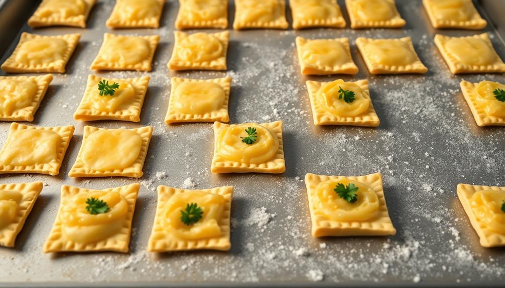 gather ingredients on tray