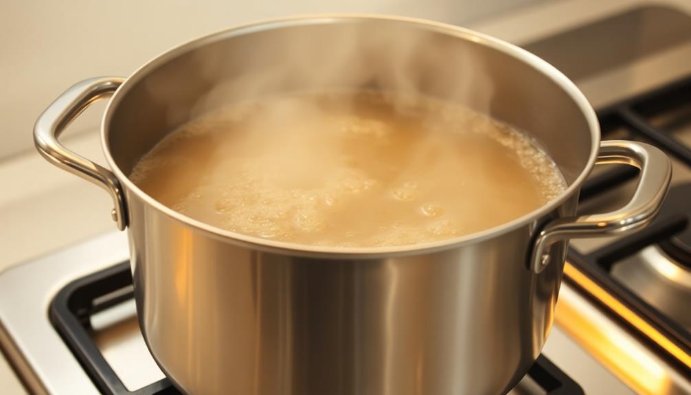 gentle boil broth preparation