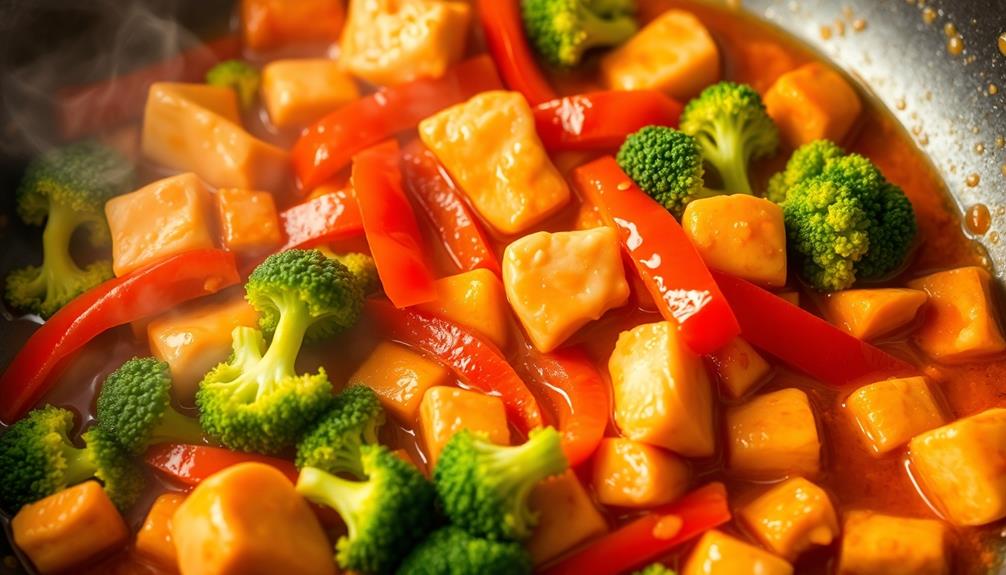 gently simmer the mixture