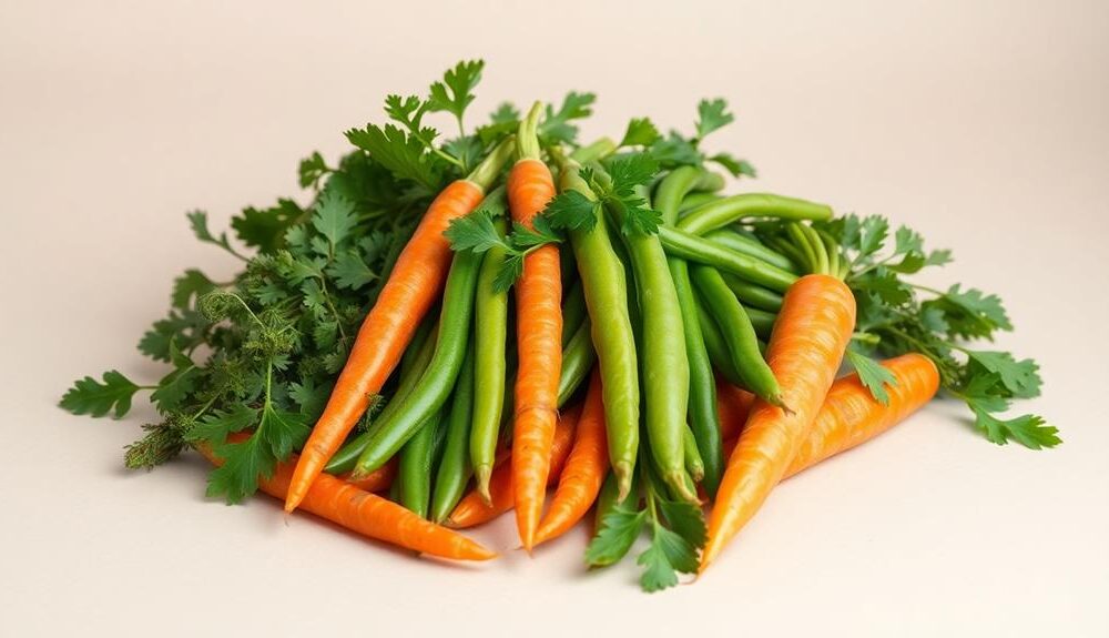 green beans with carrots