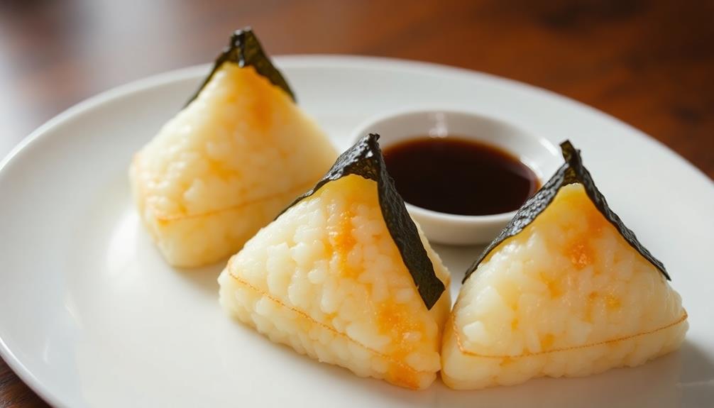 grilled rice balls delight