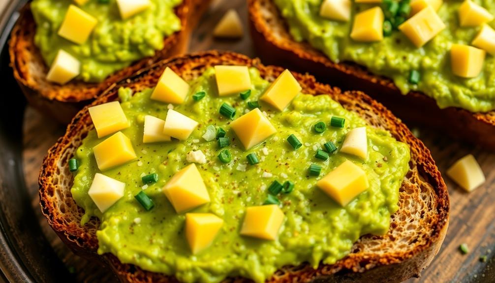 halloween themed avocado toast