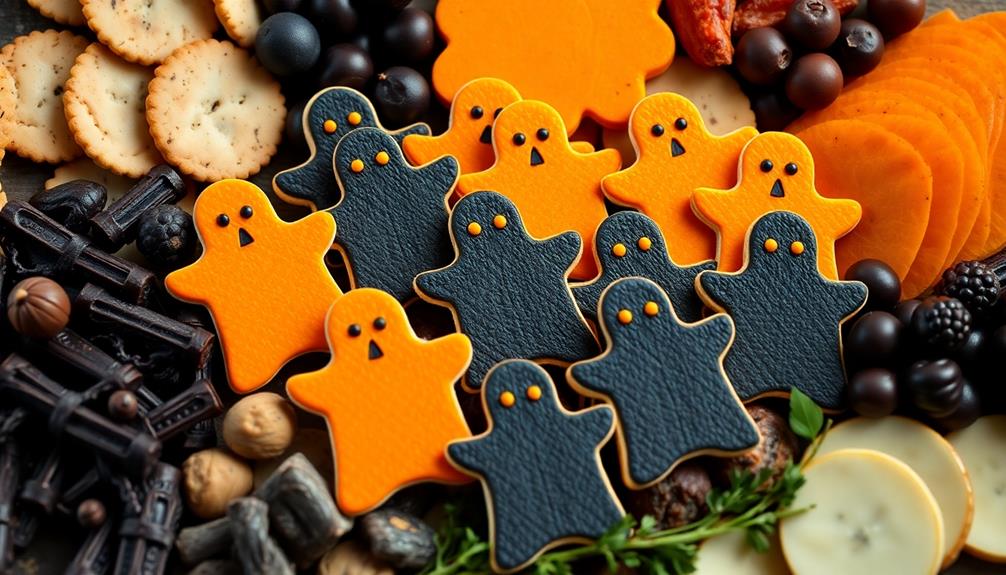 halloween themed snack preparation