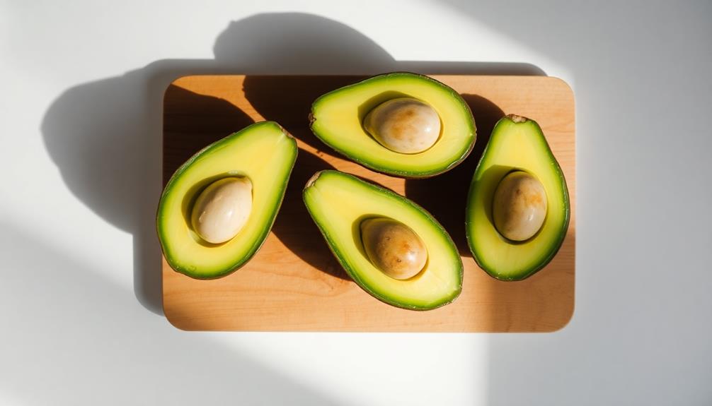 halve and pit avocados