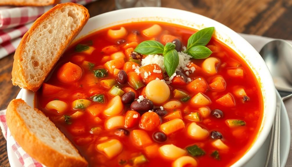 hearty vegetable bean soup