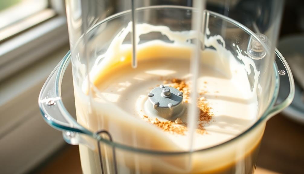 heat blended nuts step