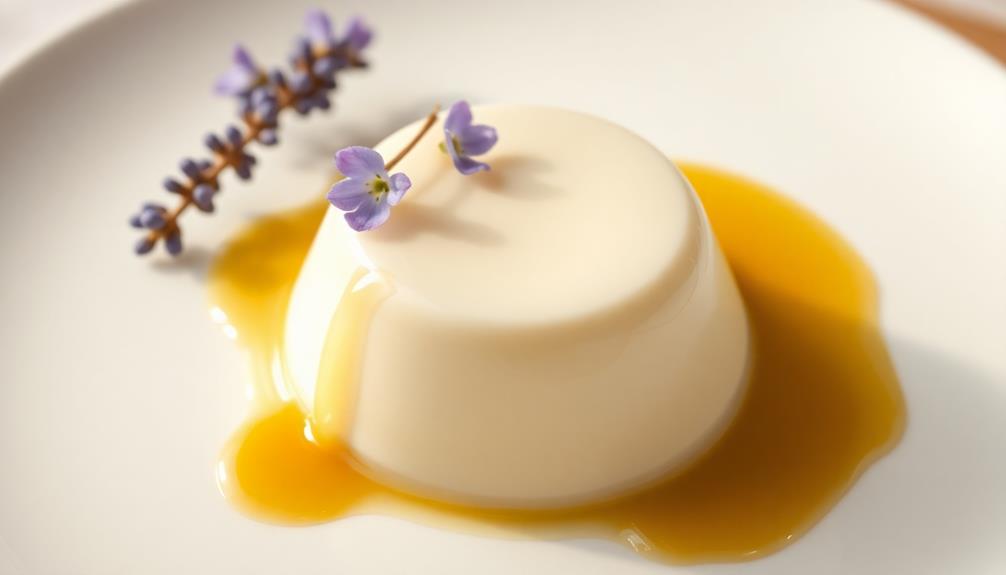 honey lavender panna cotta