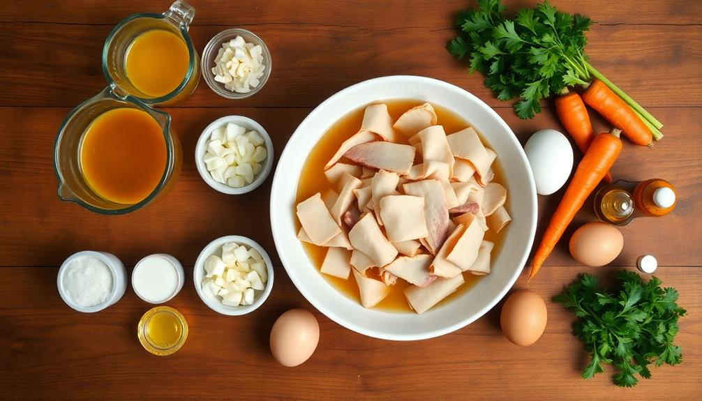 incorporate broth and spices