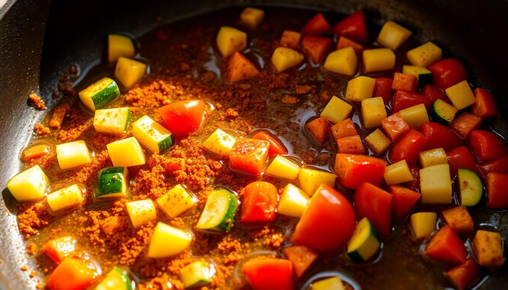 incorporate broth or wine
