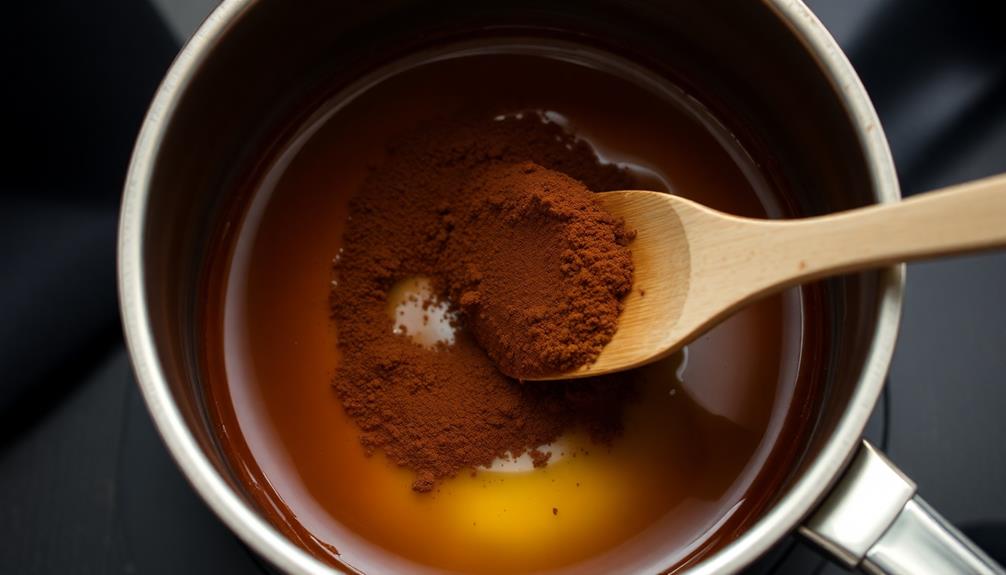 incorporate cocoa powder thoroughly