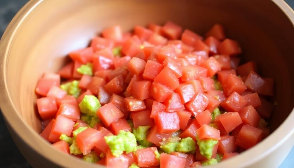 incorporate diced tomatoes now