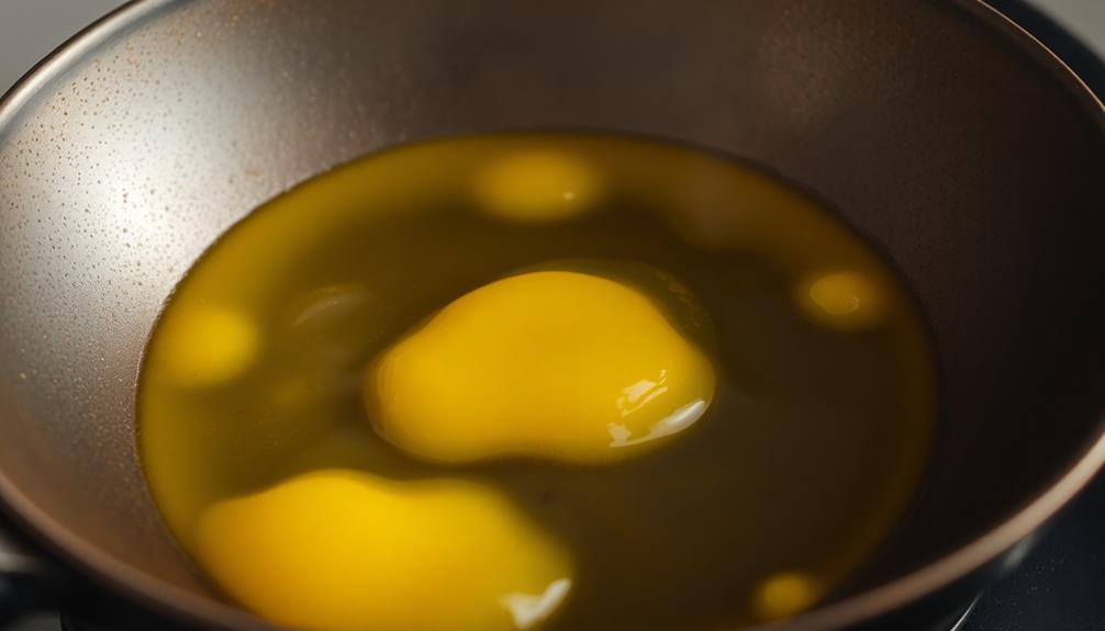 incorporate eggs into mixture