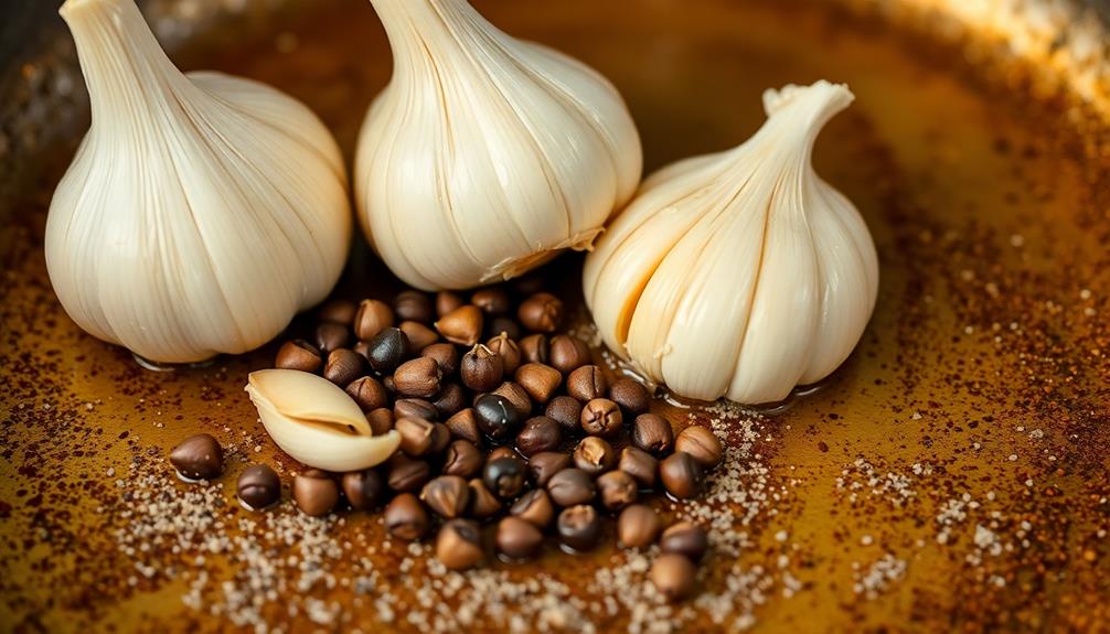 incorporate garlic into mixture