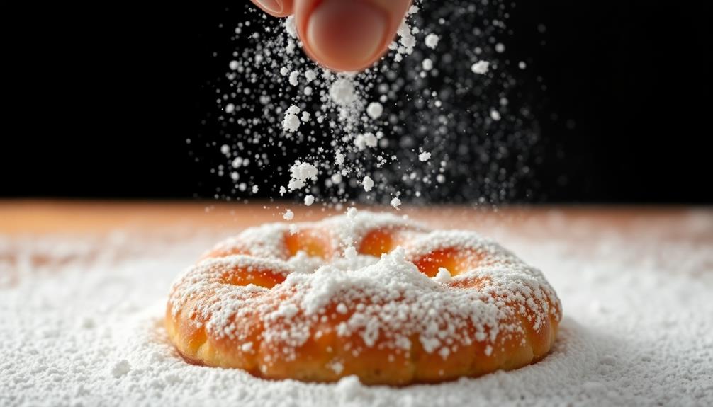 incorporate powdered sugar