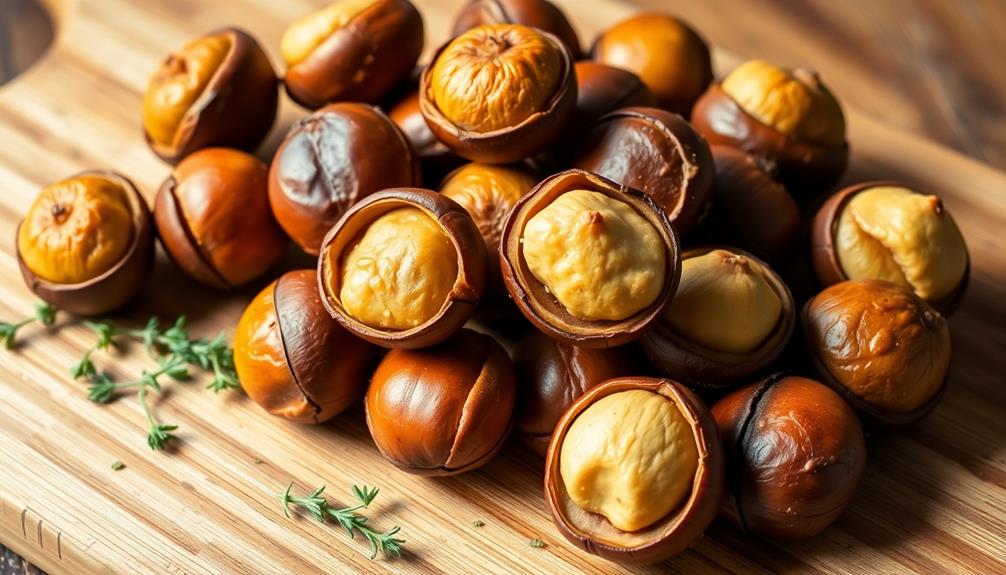 incorporate roasted chestnuts