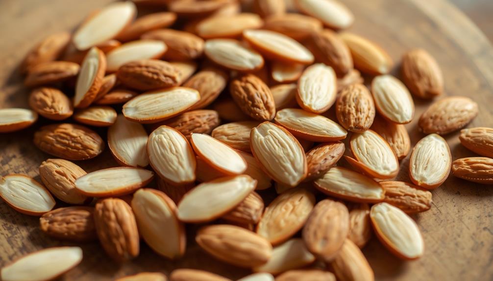 incorporate sliced almonds now