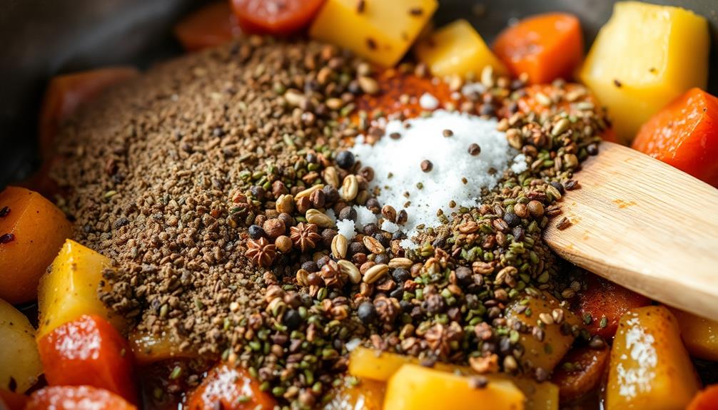 incorporate spices and seasonings