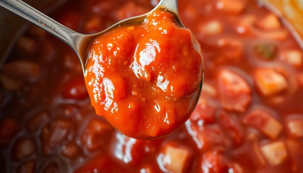 incorporate tomato paste now