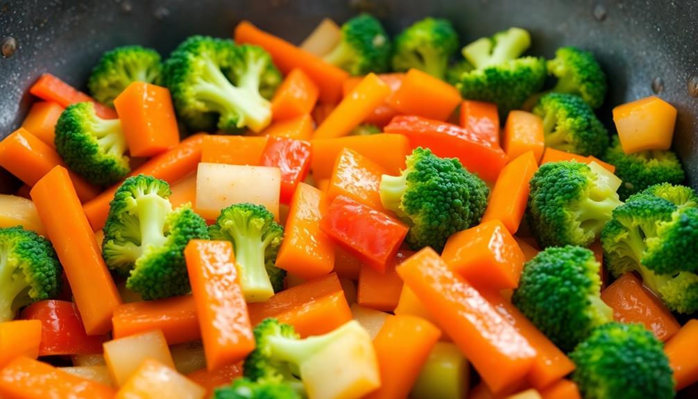 incorporate vegetables into dish