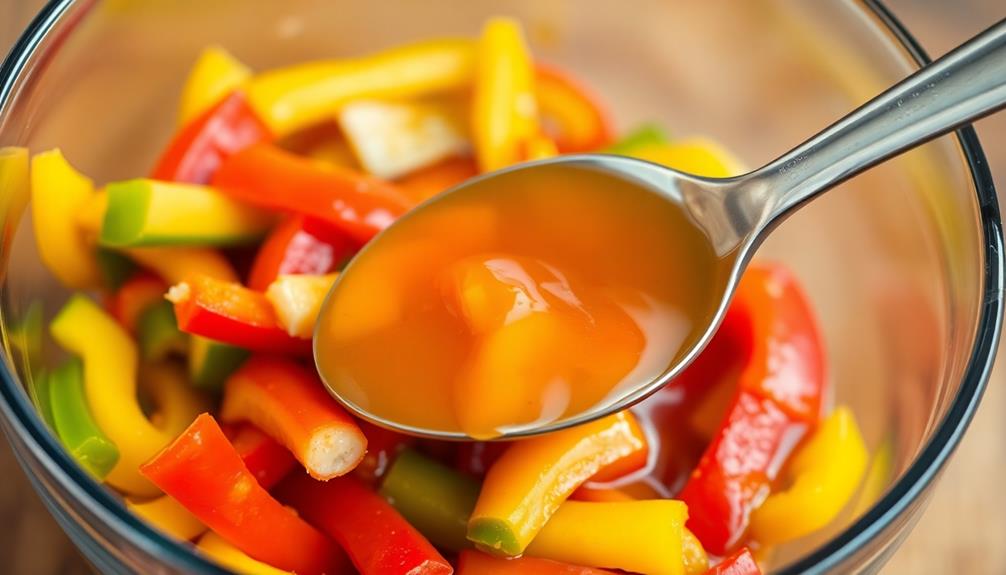 incorporate vinegar into mixture
