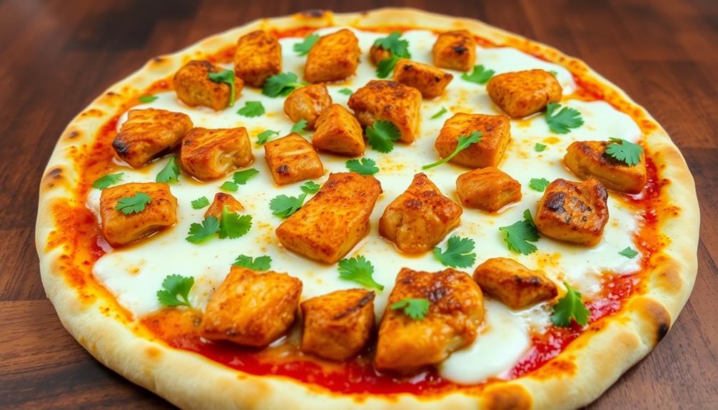 indian italian tandoori pizza fusion