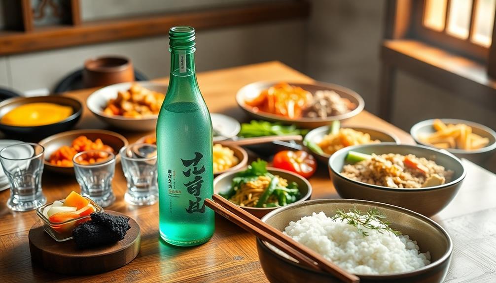 korean distilled alcohol soju