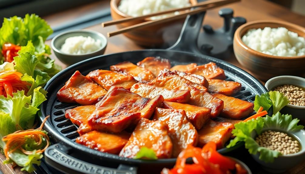 korean grilled pork belly