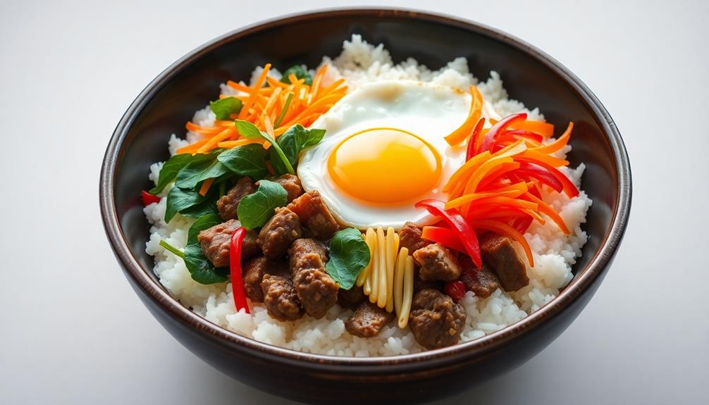 korean mixed rice bowl