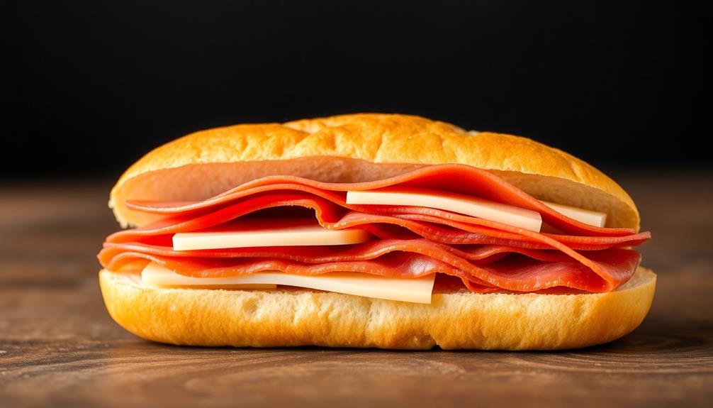 layer meats and cheeses