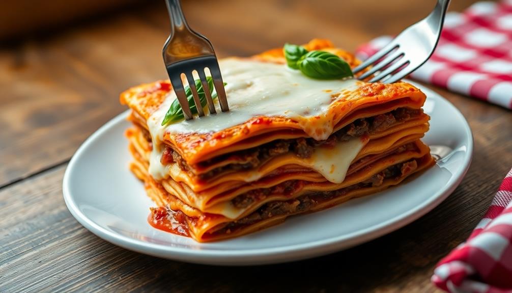 layered pasta dish delight