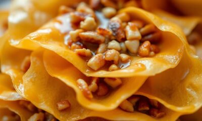 layered phyllo nut dessert