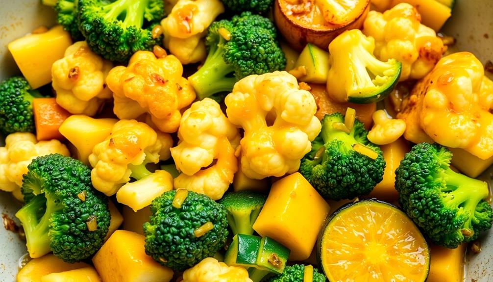 lemon garlic dressing drizzle