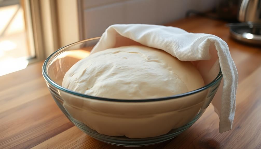 let dough rise hourly