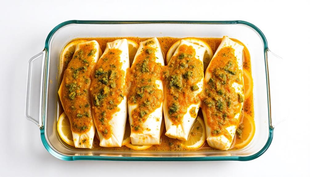 marinate fish in chermoula
