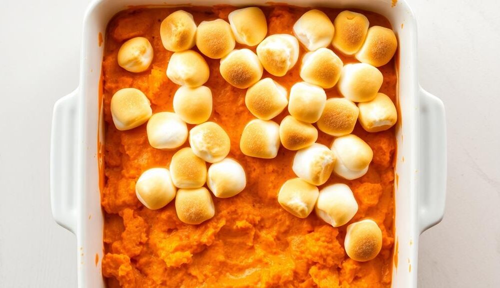 marshmallow topped sweet potato casserole