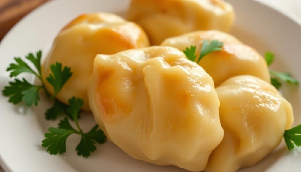 meat filled potato dumplings