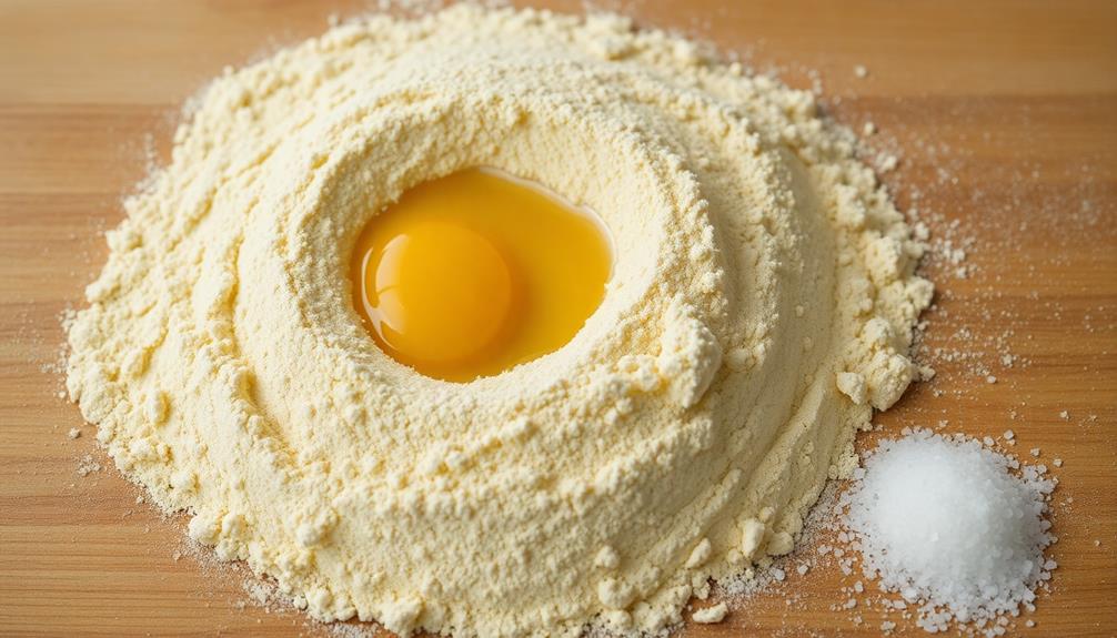 mix flour eggs sugar