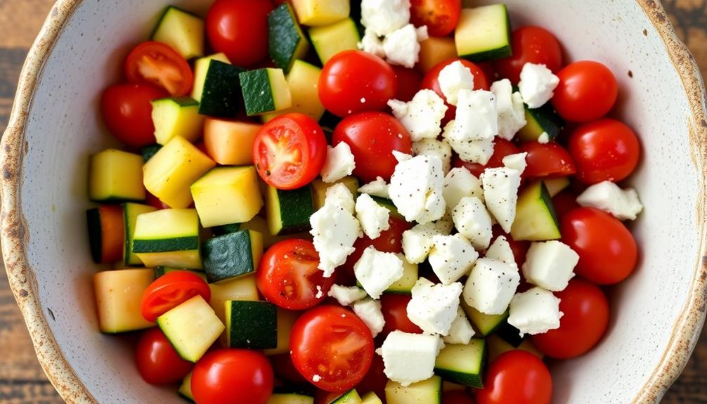 mix ingredients in bowl