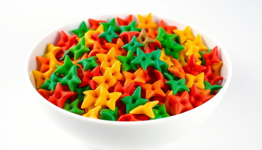 mix pasta in bowl