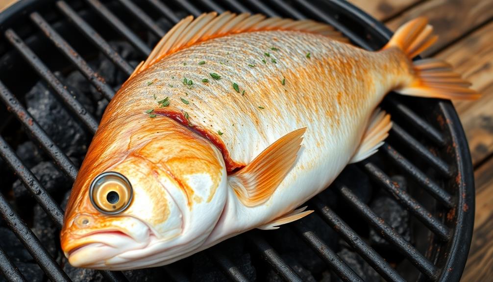 moist flavorful whole fish grilling