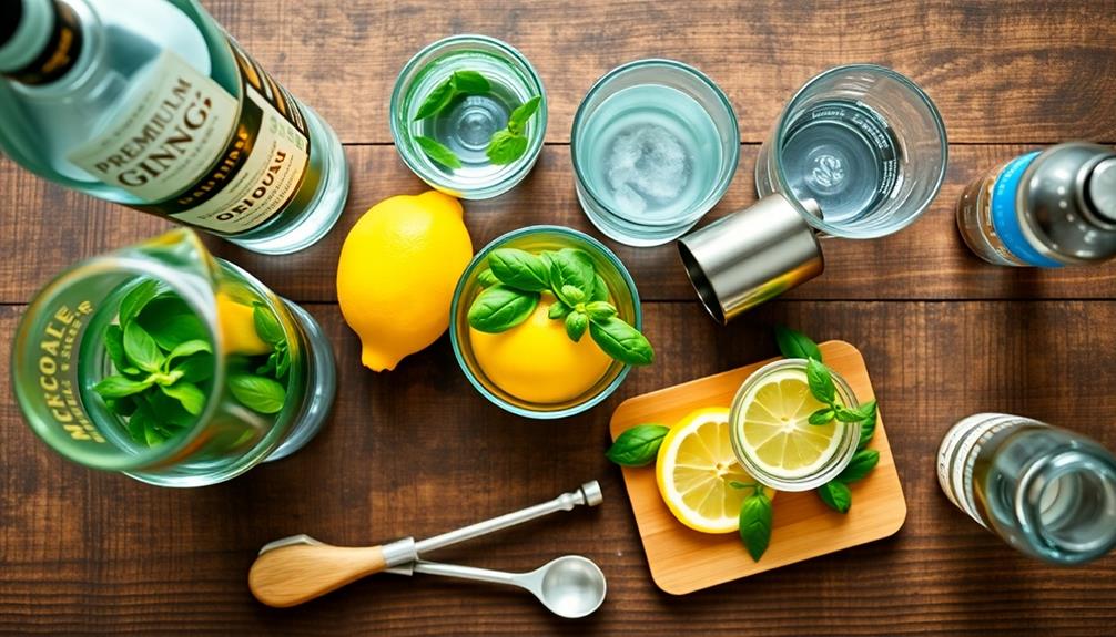 muddle fresh herbs gently