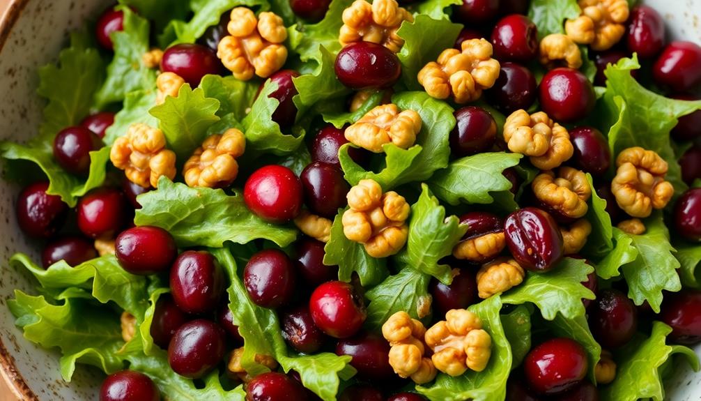 nutty cranberry salad delight