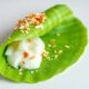 pandan filled coconut crepe