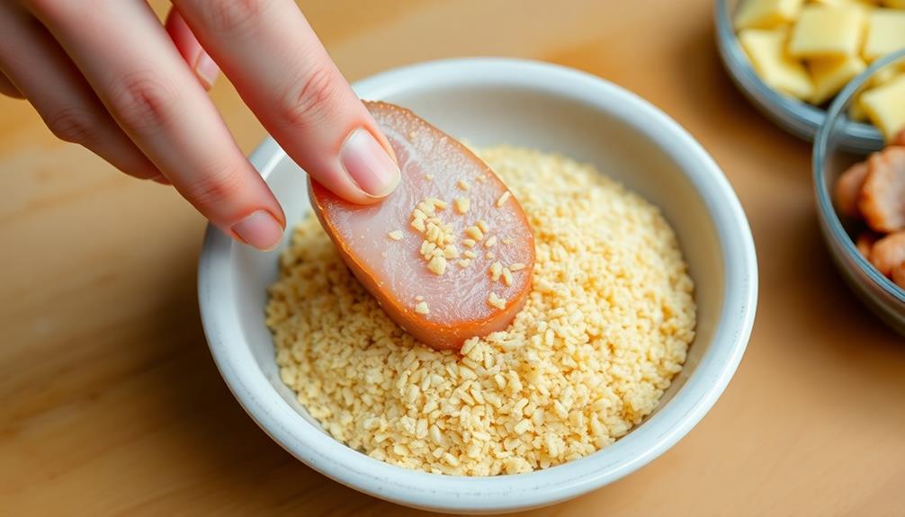 panko breadcrumb coating process