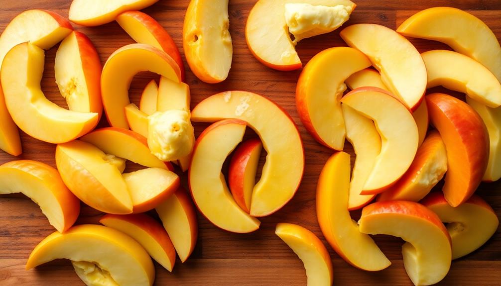 peel and slice apples