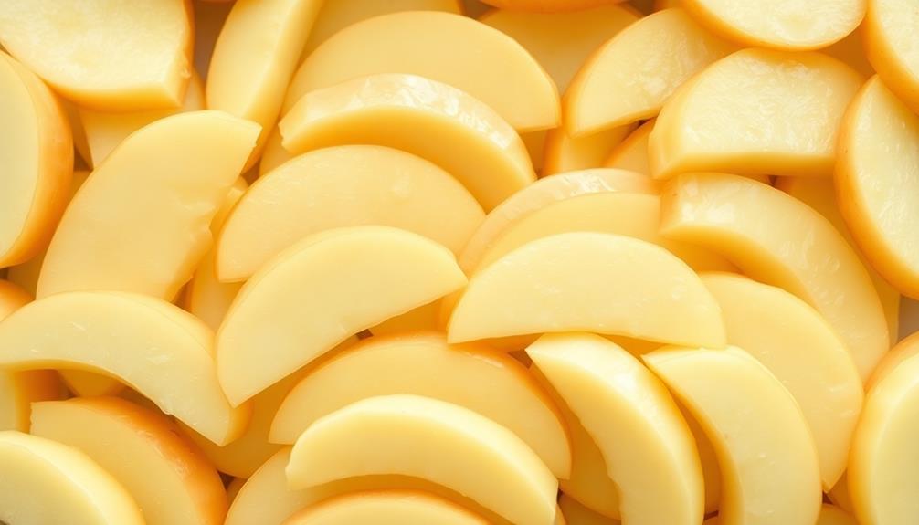 peel and slice potatoes