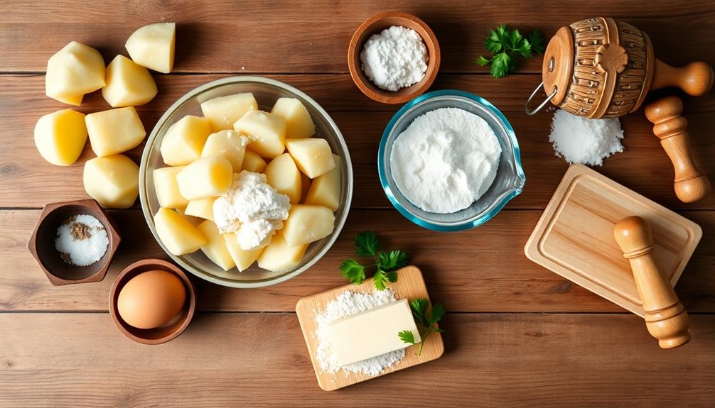 peel boil prepare potatoes