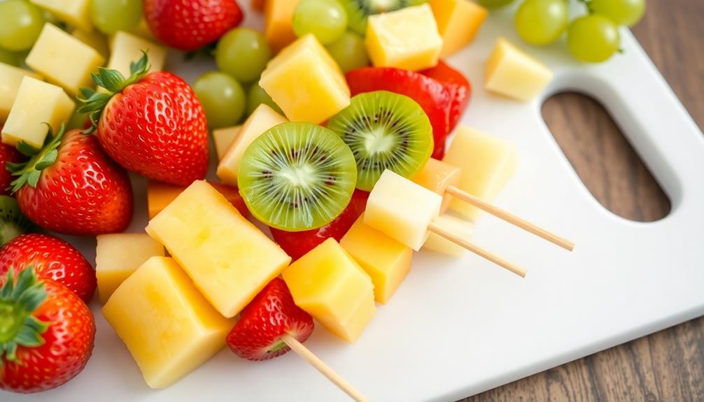 prepare and slice fruit