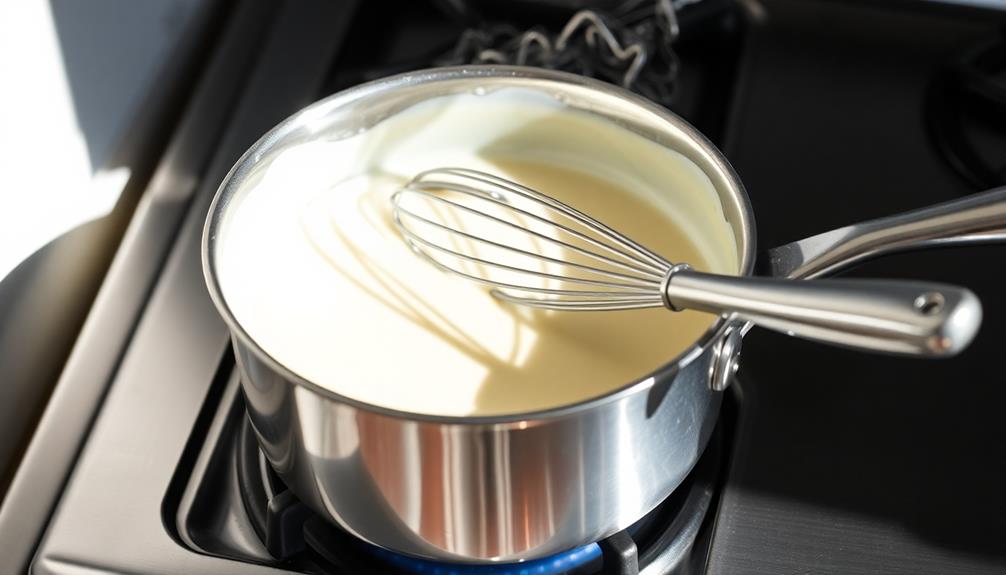 prepare b chamel sauce