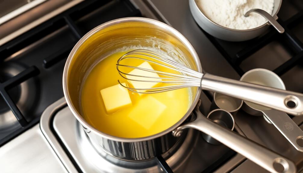prepare b chamel sauce first